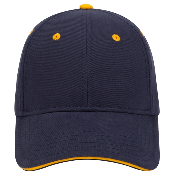 Brushed Bull Denim Sandwich Visor 6 Panel Baseball Cap - Brushed Bull Denim Sandwich Visor 6 Panel Baseball Cap - Image 49 of 107