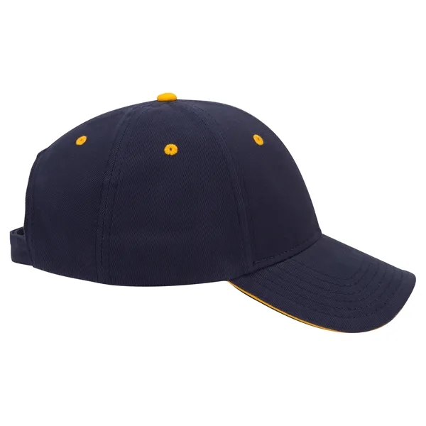 Brushed Bull Denim Sandwich Visor 6 Panel Baseball Cap - Brushed Bull Denim Sandwich Visor 6 Panel Baseball Cap - Image 52 of 107
