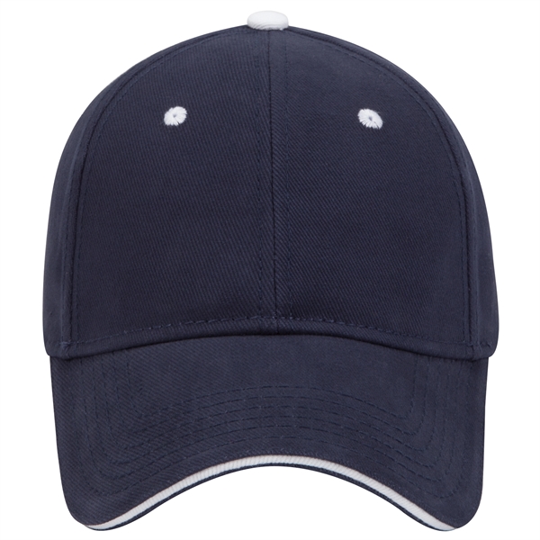 Brushed Bull Denim Sandwich Visor 6 Panel Baseball Cap - Brushed Bull Denim Sandwich Visor 6 Panel Baseball Cap - Image 55 of 107