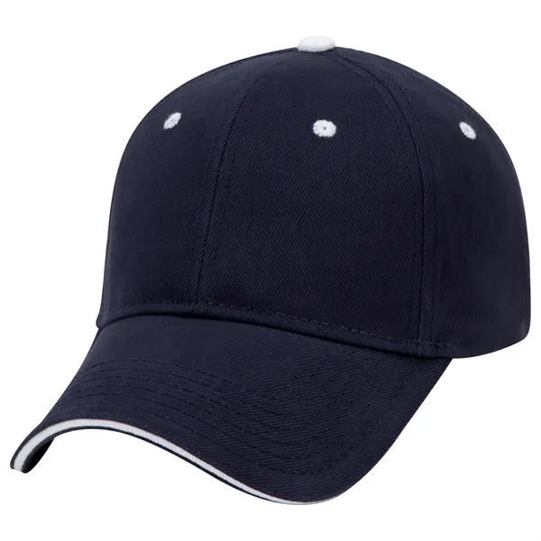 Brushed Bull Denim Sandwich Visor 6 Panel Baseball Cap - Brushed Bull Denim Sandwich Visor 6 Panel Baseball Cap - Image 56 of 107