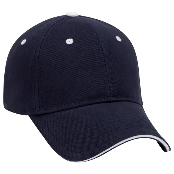 Brushed Bull Denim Sandwich Visor 6 Panel Baseball Cap - Brushed Bull Denim Sandwich Visor 6 Panel Baseball Cap - Image 53 of 107