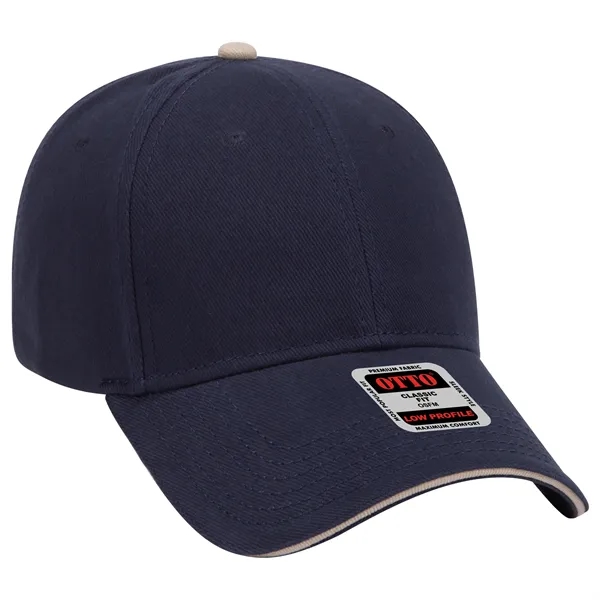 Brushed Bull Denim Sandwich Visor 6 Panel Baseball Cap - Brushed Bull Denim Sandwich Visor 6 Panel Baseball Cap - Image 59 of 107