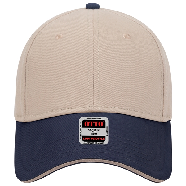 Brushed Bull Denim Sandwich Visor 6 Panel Baseball Cap - Brushed Bull Denim Sandwich Visor 6 Panel Baseball Cap - Image 67 of 107