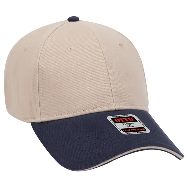 Brushed Bull Denim Sandwich Visor 6 Panel Baseball Cap - Brushed Bull Denim Sandwich Visor 6 Panel Baseball Cap - Image 65 of 107