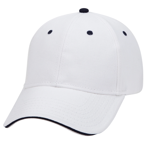 Brushed Bull Denim Sandwich Visor 6 Panel Baseball Cap - Brushed Bull Denim Sandwich Visor 6 Panel Baseball Cap - Image 74 of 107