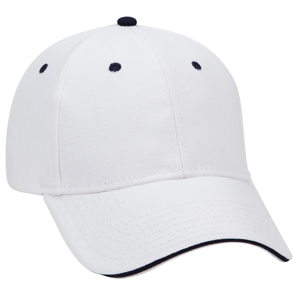 Brushed Bull Denim Sandwich Visor 6 Panel Baseball Cap - Brushed Bull Denim Sandwich Visor 6 Panel Baseball Cap - Image 71 of 107