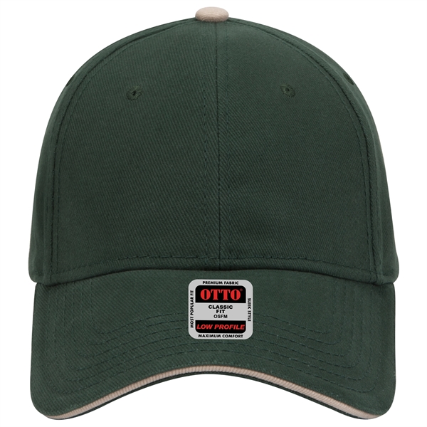 Brushed Bull Denim Sandwich Visor 6 Panel Baseball Cap - Brushed Bull Denim Sandwich Visor 6 Panel Baseball Cap - Image 80 of 107