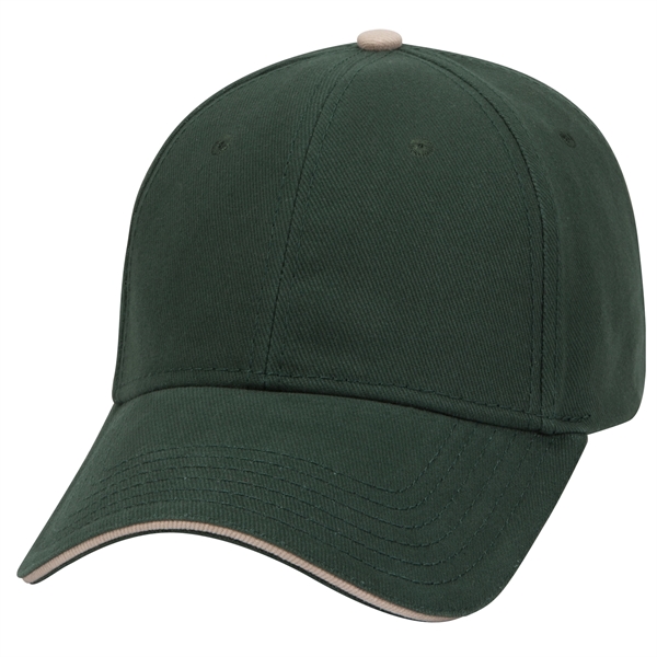 Brushed Bull Denim Sandwich Visor 6 Panel Baseball Cap - Brushed Bull Denim Sandwich Visor 6 Panel Baseball Cap - Image 81 of 107