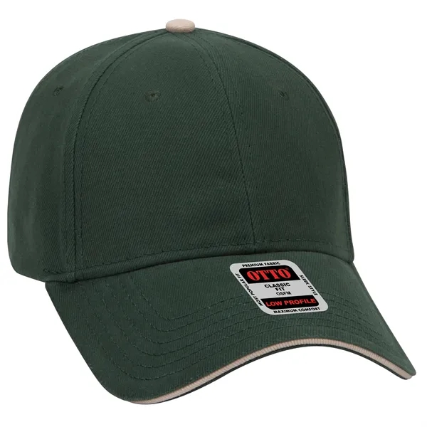 Brushed Bull Denim Sandwich Visor 6 Panel Baseball Cap - Brushed Bull Denim Sandwich Visor 6 Panel Baseball Cap - Image 77 of 107