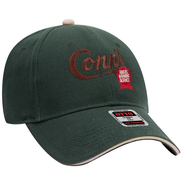 Brushed Bull Denim Sandwich Visor 6 Panel Baseball Cap - Brushed Bull Denim Sandwich Visor 6 Panel Baseball Cap - Image 78 of 107