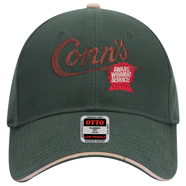 Brushed Bull Denim Sandwich Visor 6 Panel Baseball Cap - Brushed Bull Denim Sandwich Visor 6 Panel Baseball Cap - Image 0 of 107