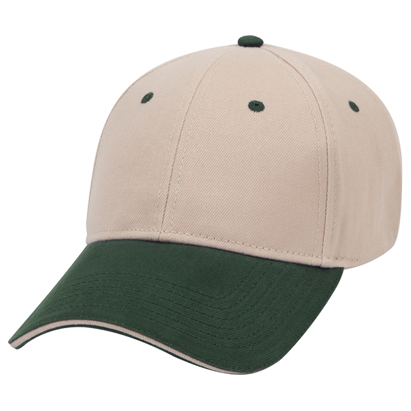 Brushed Bull Denim Sandwich Visor 6 Panel Baseball Cap - Brushed Bull Denim Sandwich Visor 6 Panel Baseball Cap - Image 87 of 107