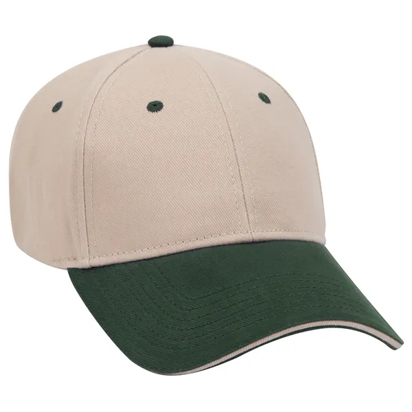 Brushed Bull Denim Sandwich Visor 6 Panel Baseball Cap - Brushed Bull Denim Sandwich Visor 6 Panel Baseball Cap - Image 84 of 107