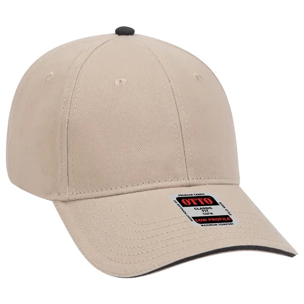 Brushed Bull Denim Sandwich Visor 6 Panel Baseball Cap - Brushed Bull Denim Sandwich Visor 6 Panel Baseball Cap - Image 90 of 107
