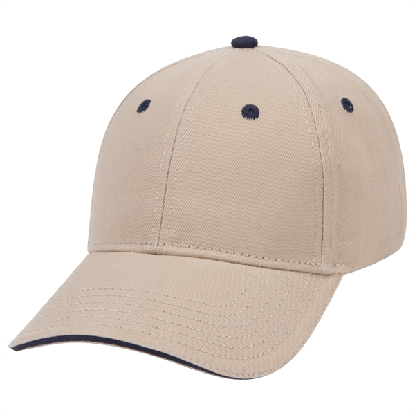 Brushed Bull Denim Sandwich Visor 6 Panel Baseball Cap - Brushed Bull Denim Sandwich Visor 6 Panel Baseball Cap - Image 99 of 107