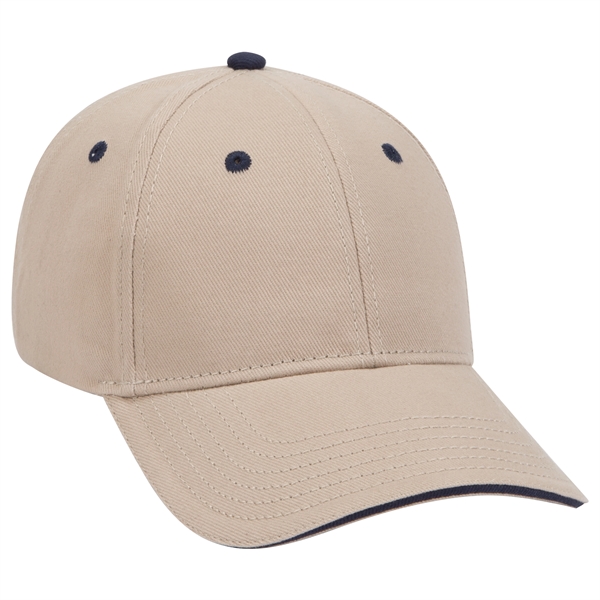 Brushed Bull Denim Sandwich Visor 6 Panel Baseball Cap - Brushed Bull Denim Sandwich Visor 6 Panel Baseball Cap - Image 96 of 107