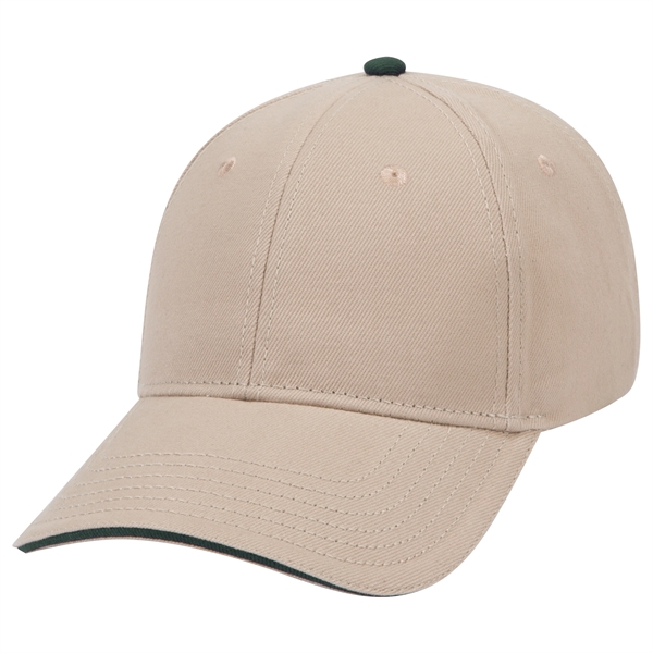 Brushed Bull Denim Sandwich Visor 6 Panel Baseball Cap - Brushed Bull Denim Sandwich Visor 6 Panel Baseball Cap - Image 105 of 107
