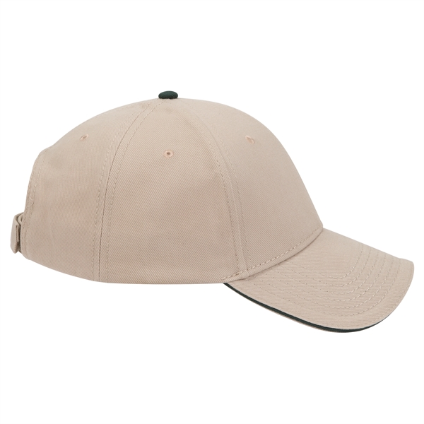 Brushed Bull Denim Sandwich Visor 6 Panel Baseball Cap - Brushed Bull Denim Sandwich Visor 6 Panel Baseball Cap - Image 107 of 107
