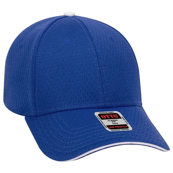 Polyester Pro Mesh Sandwich Visor 6 Panel Baseball Cap - Polyester Pro Mesh Sandwich Visor 6 Panel Baseball Cap - Image 1 of 42