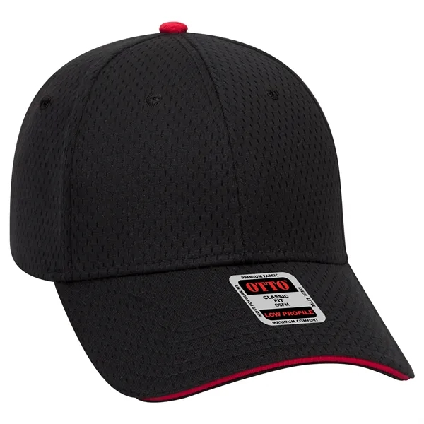 Polyester Pro Mesh Sandwich Visor 6 Panel Baseball Cap - Polyester Pro Mesh Sandwich Visor 6 Panel Baseball Cap - Image 13 of 42