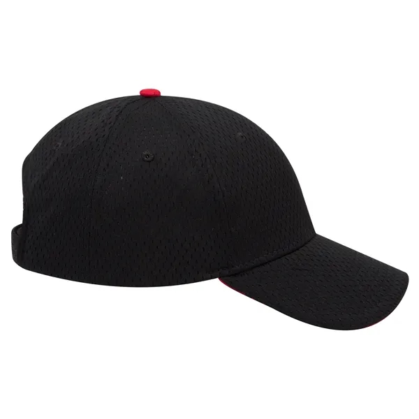 Polyester Pro Mesh Sandwich Visor 6 Panel Baseball Cap - Polyester Pro Mesh Sandwich Visor 6 Panel Baseball Cap - Image 18 of 42