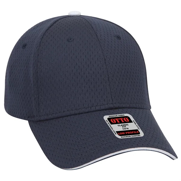 Polyester Pro Mesh Sandwich Visor 6 Panel Baseball Cap - Polyester Pro Mesh Sandwich Visor 6 Panel Baseball Cap - Image 25 of 42