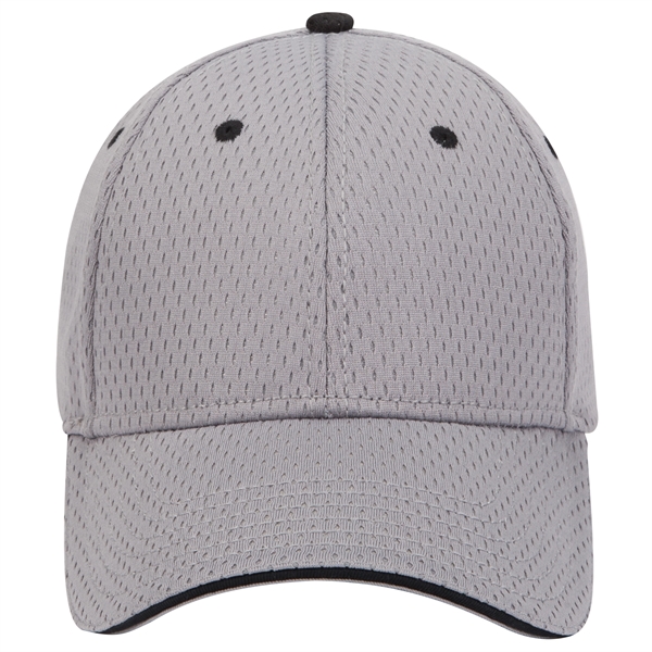 Polyester Pro Mesh Sandwich Visor 6 Panel Baseball Cap - Polyester Pro Mesh Sandwich Visor 6 Panel Baseball Cap - Image 33 of 42