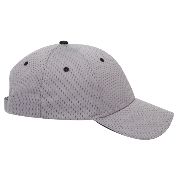 Polyester Pro Mesh Sandwich Visor 6 Panel Baseball Cap - Polyester Pro Mesh Sandwich Visor 6 Panel Baseball Cap - Image 36 of 42