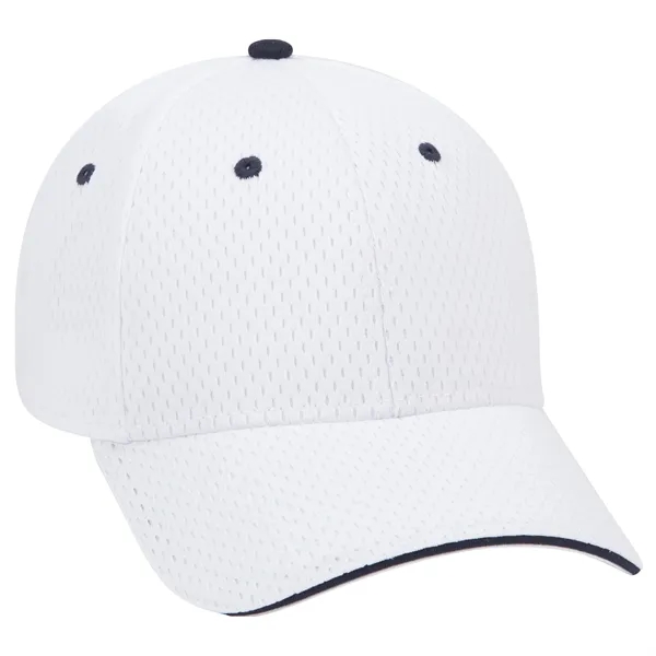 Polyester Pro Mesh Sandwich Visor 6 Panel Baseball Cap - Polyester Pro Mesh Sandwich Visor 6 Panel Baseball Cap - Image 37 of 42