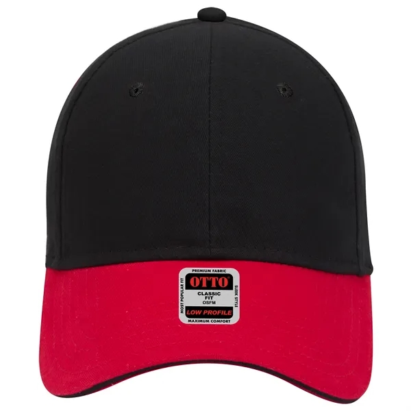 Brushed Cotton Twill Sandwich Visor 6 Panel Baseball Cap - Brushed Cotton Twill Sandwich Visor 6 Panel Baseball Cap - Image 3 of 97