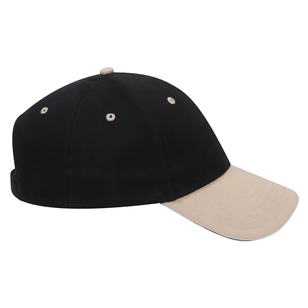Brushed Cotton Twill Sandwich Visor 6 Panel Baseball Cap - Brushed Cotton Twill Sandwich Visor 6 Panel Baseball Cap - Image 72 of 97