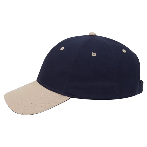 Brushed Cotton Twill Sandwich Visor 6 Panel Baseball Cap - Brushed Cotton Twill Sandwich Visor 6 Panel Baseball Cap - Image 77 of 97