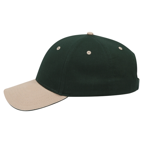 Brushed Cotton Twill Sandwich Visor 6 Panel Baseball Cap - Brushed Cotton Twill Sandwich Visor 6 Panel Baseball Cap - Image 83 of 97