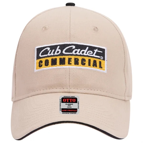 Brushed Cotton Twill Sandwich Visor 6 Panel Baseball Cap - Brushed Cotton Twill Sandwich Visor 6 Panel Baseball Cap - Image 0 of 97