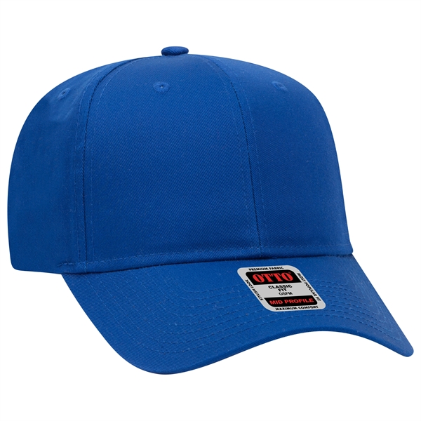 6 Panel Mid Profile Style Cotton Blend Twill Baseball Cap - 6 Panel Mid Profile Style Cotton Blend Twill Baseball Cap - Image 1 of 124