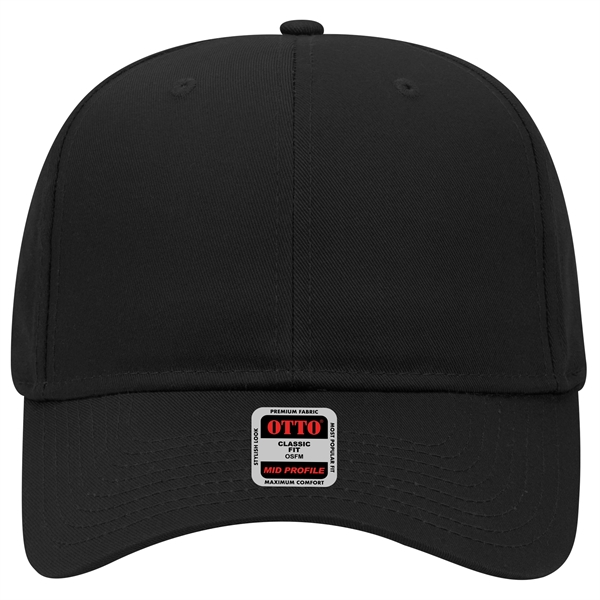 6 Panel Mid Profile Style Cotton Blend Twill Baseball Cap - 6 Panel Mid Profile Style Cotton Blend Twill Baseball Cap - Image 17 of 124