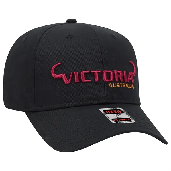 6 Panel Mid Profile Style Cotton Blend Twill Baseball Cap - 6 Panel Mid Profile Style Cotton Blend Twill Baseball Cap - Image 14 of 124