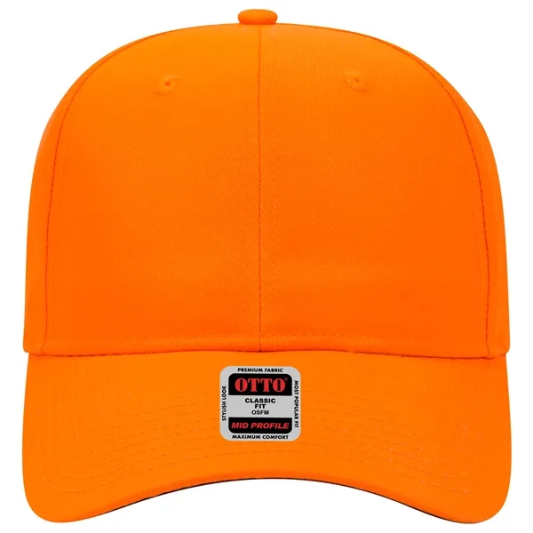 6 Panel Mid Profile Style Cotton Blend Twill Baseball Cap - 6 Panel Mid Profile Style Cotton Blend Twill Baseball Cap - Image 36 of 124