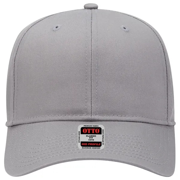 6 Panel Mid Profile Style Cotton Blend Twill Baseball Cap - 6 Panel Mid Profile Style Cotton Blend Twill Baseball Cap - Image 50 of 124
