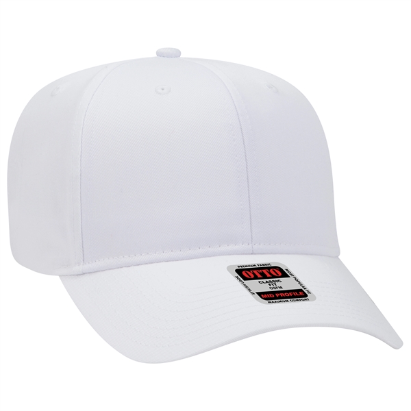 6 Panel Mid Profile Style Cotton Blend Twill Baseball Cap - 6 Panel Mid Profile Style Cotton Blend Twill Baseball Cap - Image 54 of 124