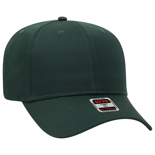 6 Panel Mid Profile Style Cotton Blend Twill Baseball Cap - 6 Panel Mid Profile Style Cotton Blend Twill Baseball Cap - Image 60 of 124