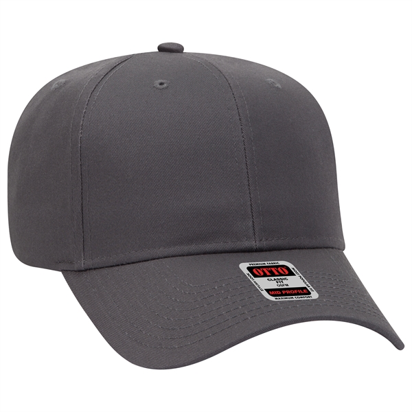 6 Panel Mid Profile Style Cotton Blend Twill Baseball Cap - 6 Panel Mid Profile Style Cotton Blend Twill Baseball Cap - Image 69 of 124