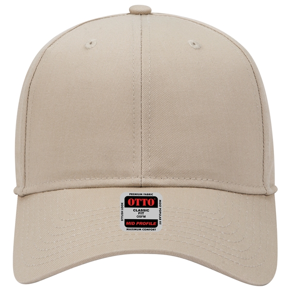 6 Panel Mid Profile Style Cotton Blend Twill Baseball Cap - 6 Panel Mid Profile Style Cotton Blend Twill Baseball Cap - Image 79 of 124