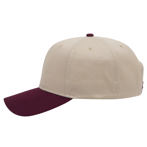 6 Panel Mid Profile Style Cotton Blend Twill Baseball Cap - 6 Panel Mid Profile Style Cotton Blend Twill Baseball Cap - Image 114 of 124