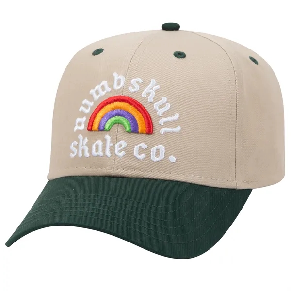 6 Panel Mid Profile Style Cotton Blend Twill Baseball Cap - 6 Panel Mid Profile Style Cotton Blend Twill Baseball Cap - Image 121 of 124