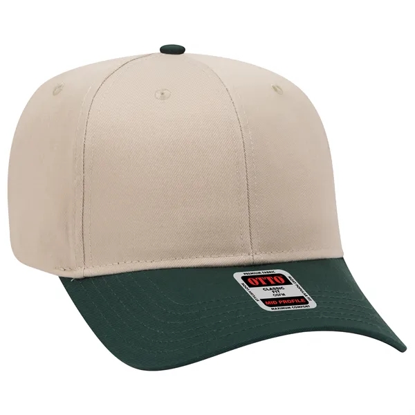 6 Panel Mid Profile Style Cotton Blend Twill Baseball Cap - 6 Panel Mid Profile Style Cotton Blend Twill Baseball Cap - Image 116 of 124