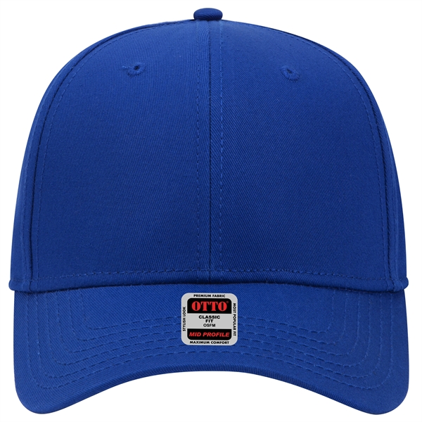 6 Panel Mid Profile Style Superior Cotton Twill Baseball Cap - 6 Panel Mid Profile Style Superior Cotton Twill Baseball Cap - Image 3 of 38