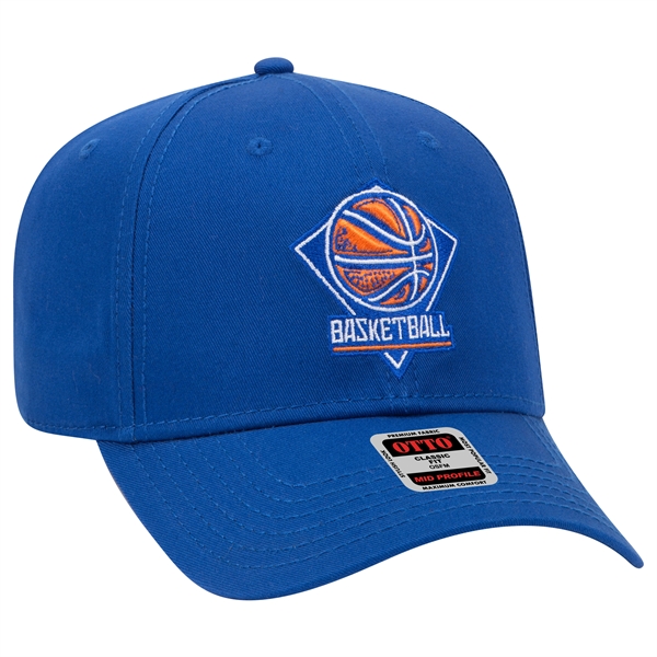 6 Panel Mid Profile Style Superior Cotton Twill Baseball Cap - 6 Panel Mid Profile Style Superior Cotton Twill Baseball Cap - Image 0 of 38