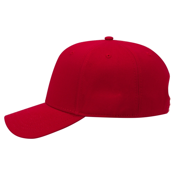 6 Panel Mid Profile Style Superior Cotton Twill Baseball Cap - 6 Panel Mid Profile Style Superior Cotton Twill Baseball Cap - Image 11 of 38
