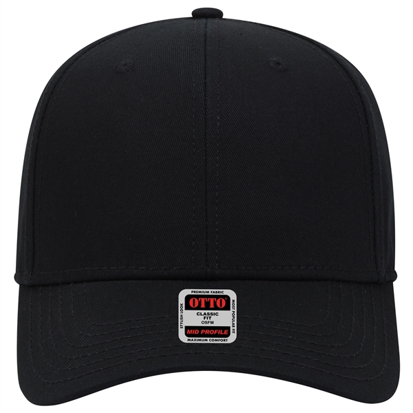 6 Panel Mid Profile Style Superior Cotton Twill Baseball Cap - 6 Panel Mid Profile Style Superior Cotton Twill Baseball Cap - Image 16 of 38